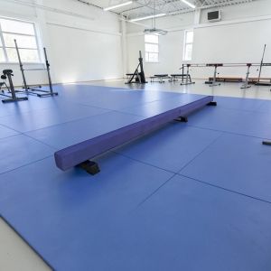 Гимнастическа греда масив, 3.66 м тапицирана